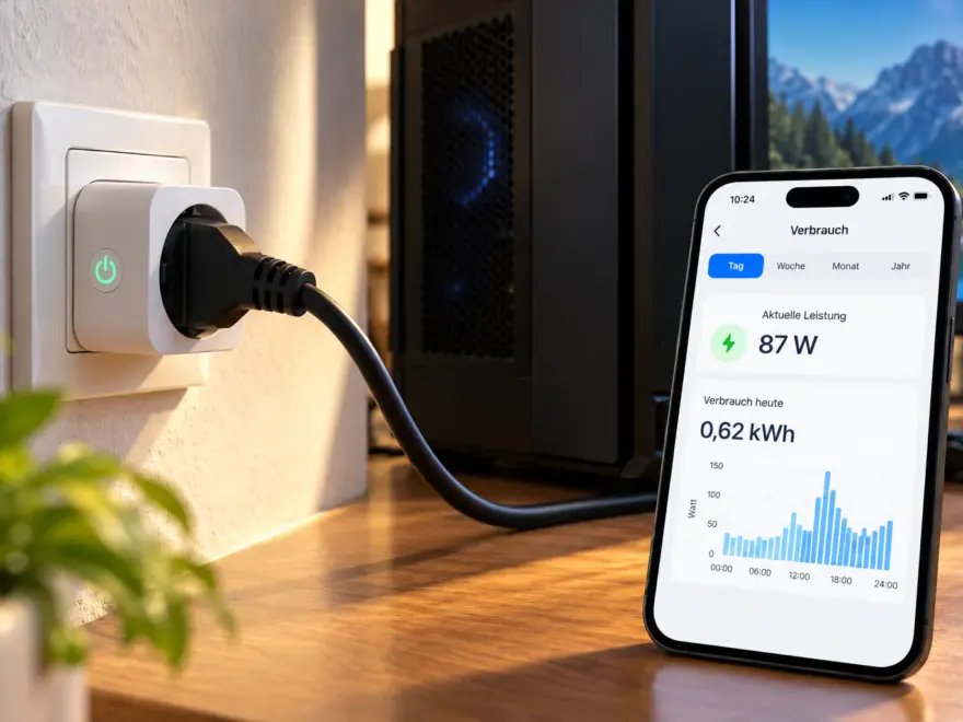 Stromverbrauch mit smarter Steckdose messen