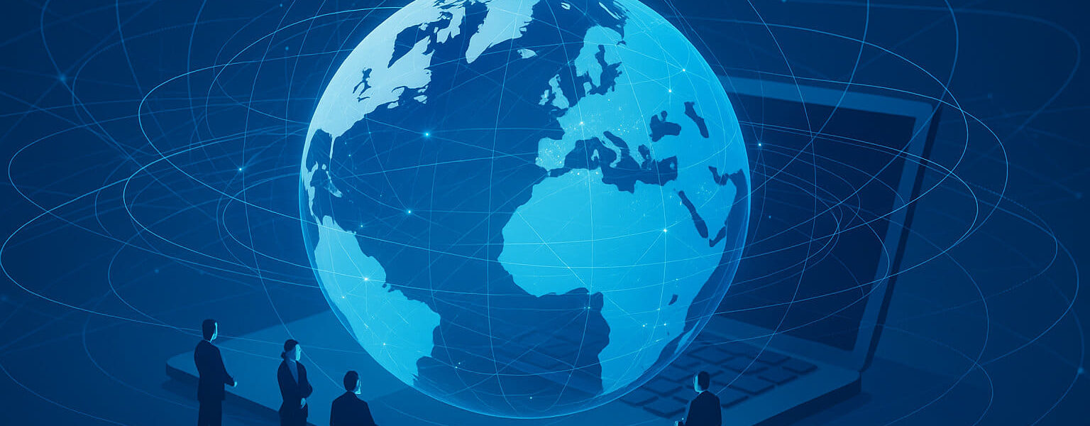 Digitale Vernetzung – Symbolbild für Systemintegratoren in Deutschland