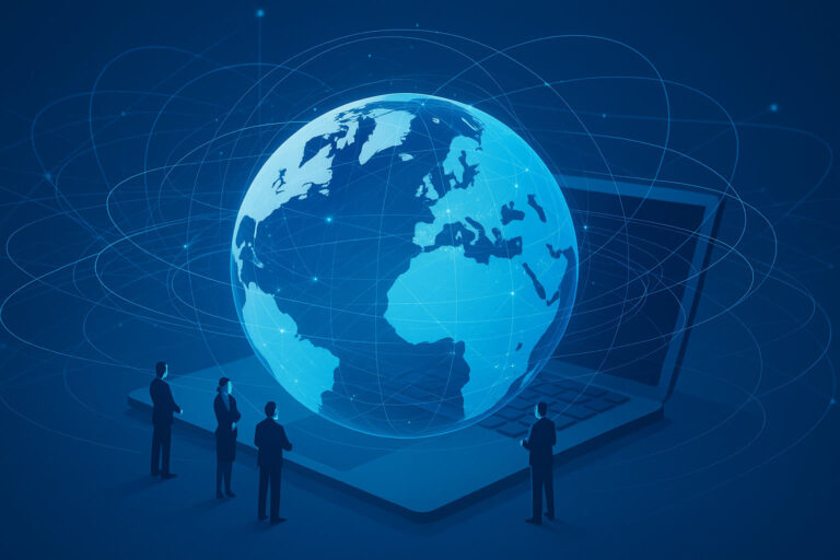 Digitale Vernetzung – Symbolbild für Systemintegratoren in Deutschland