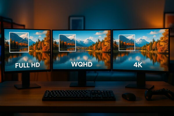 Unterschiede zwischen Full HD, WQHD und 4K bei gleicher Monitorgröße im Gaming-Vergleich