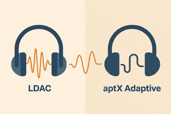 Illustration Klangqualität im Vergleich zwischen LDAC und aptX Adaptive
