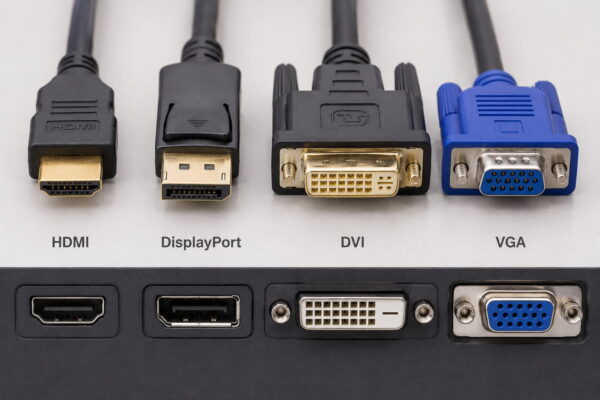 Kein Signal am Monitor: Vergleich von HDMI, DisplayPort, DVI und VGA Anschlüssen