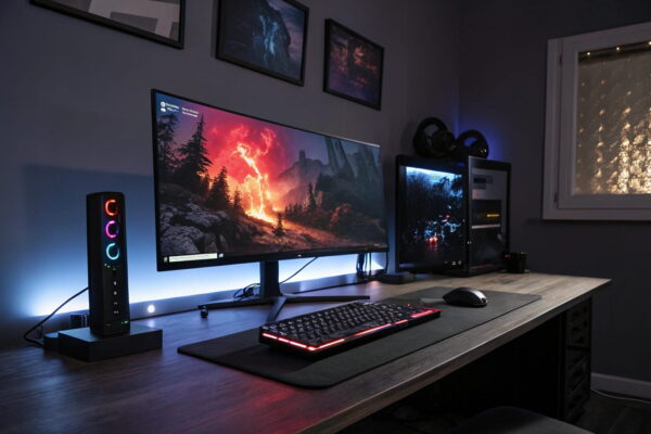 Was macht OLED-Gaming-Monitore technisch so besonders? OLED-Gaming-Monitore mit brillanten Farben und perfektem Kontrast im modernen Gaming-Setup