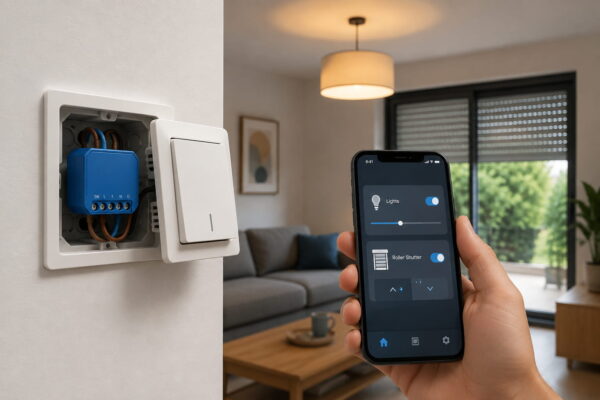 Shelly nachrüsten und Licht sowie Rollläden per Smartphone steuern