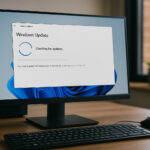Windows-Update-Fenster während eines blockierten Vorgangs – Erklärung des Fehlers 0x80070002