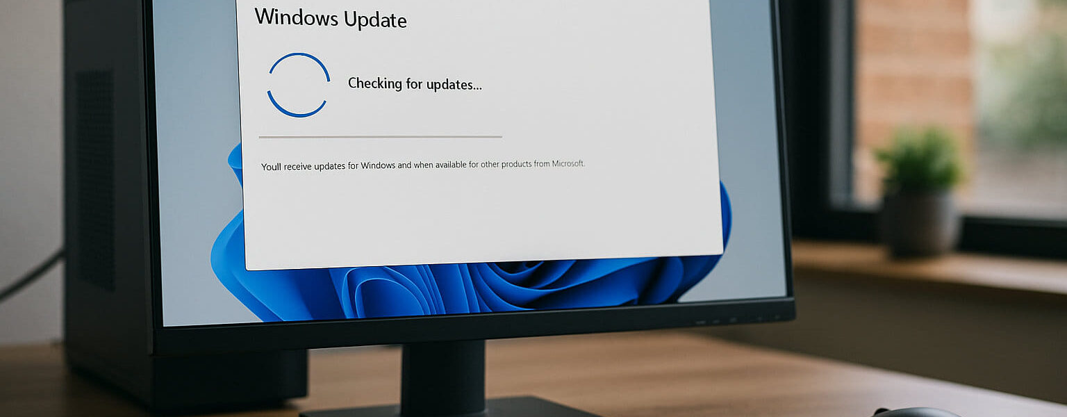 Windows-Update-Fenster während eines blockierten Vorgangs – Erklärung des Fehlers 0x80070002