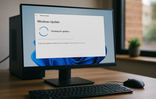 Windows-Update-Fenster während eines blockierten Vorgangs – Erklärung des Fehlers 0x80070002