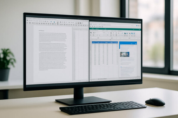 Arbeiten am Monitor – WQHD oder 4K für mehr Produktivität im Büroalltag
