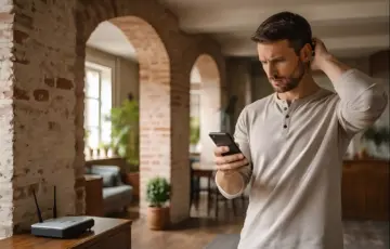 Schwaches WLAN-Signal in einer Altbauwohnung mit dicken Wänden