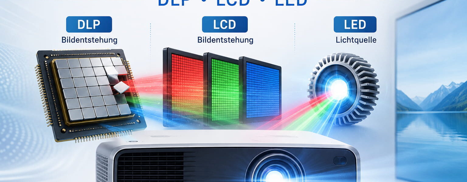 Beamer-Technologien im Vergleich: DLP, LCD und LED
