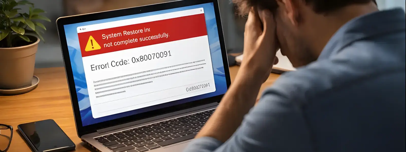 Systemwiederherstellung schlägt mit Fehlercode 0x80070091 unter Windows fehl