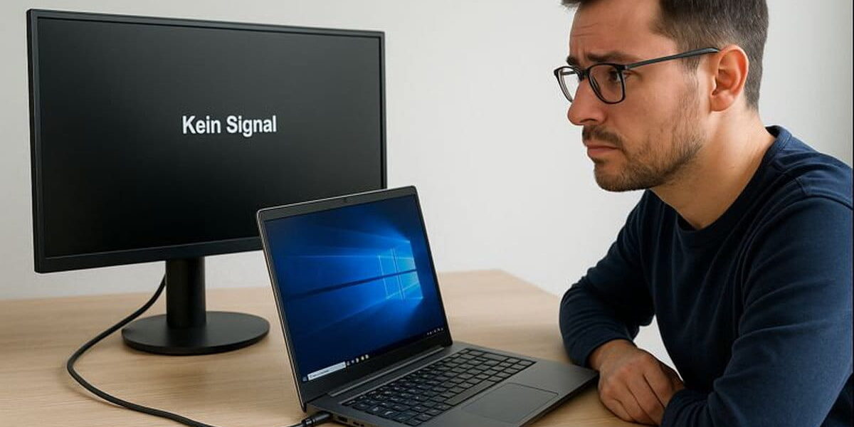 Notebook erkennt externen Monitor nicht trotz angeschlossenem Kabel