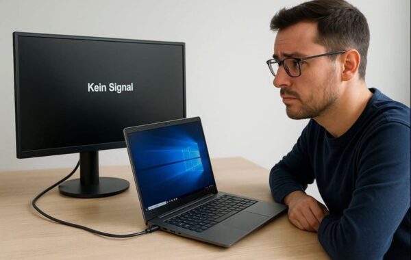 Notebook erkennt externen Monitor nicht trotz angeschlossenem Kabel