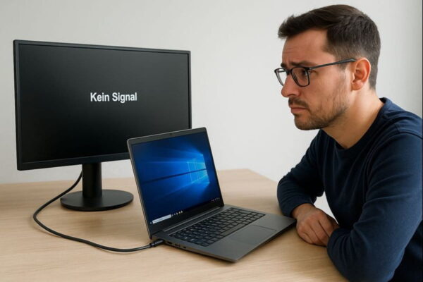 Notebook erkennt externen Monitor nicht trotz angeschlossenem Kabel