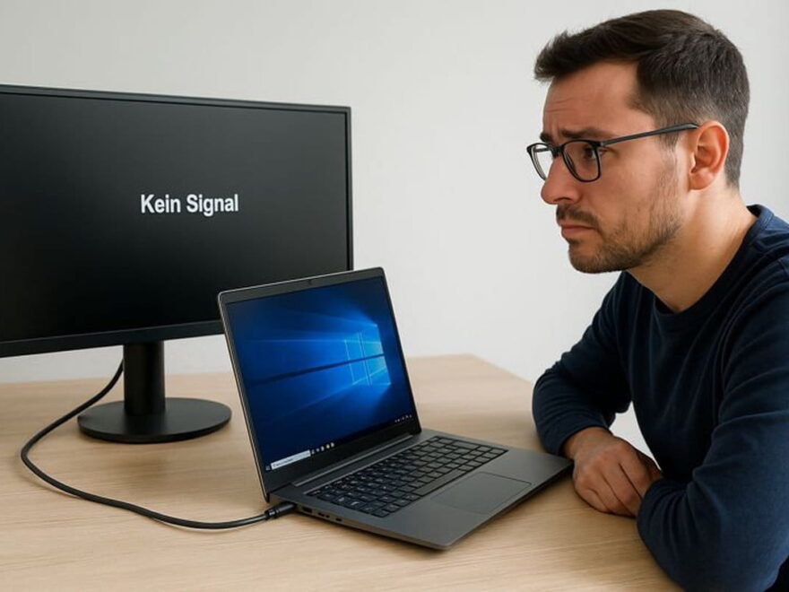 Notebook erkennt externen Monitor nicht trotz angeschlossenem Kabel
