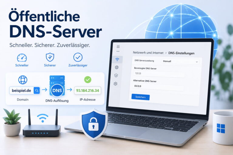 Öffentliche DNS-Server in Windows einrichten für mehr Sicherheit und Zuverlässigkeit