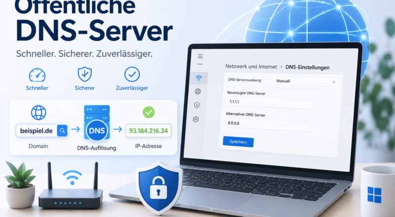 Öffentliche DNS-Server in Windows einrichten für mehr Sicherheit und Zuverlässigkeit