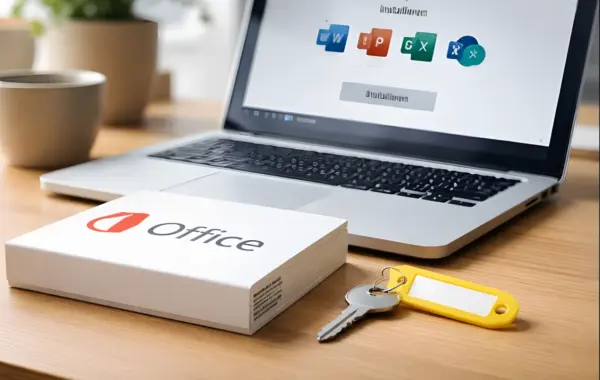 Office Produktschlüssel zur Aktivierung von Microsoft Office auf einem Laptop