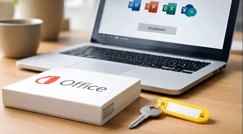 Office Produktschlüssel zur Aktivierung von Microsoft Office auf einem Laptop