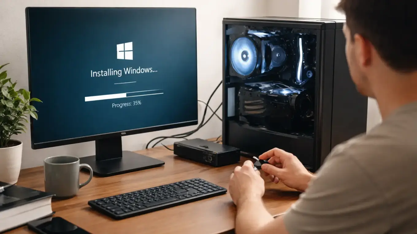 Neuinstallation von Windows beim PC neu aufsetzen