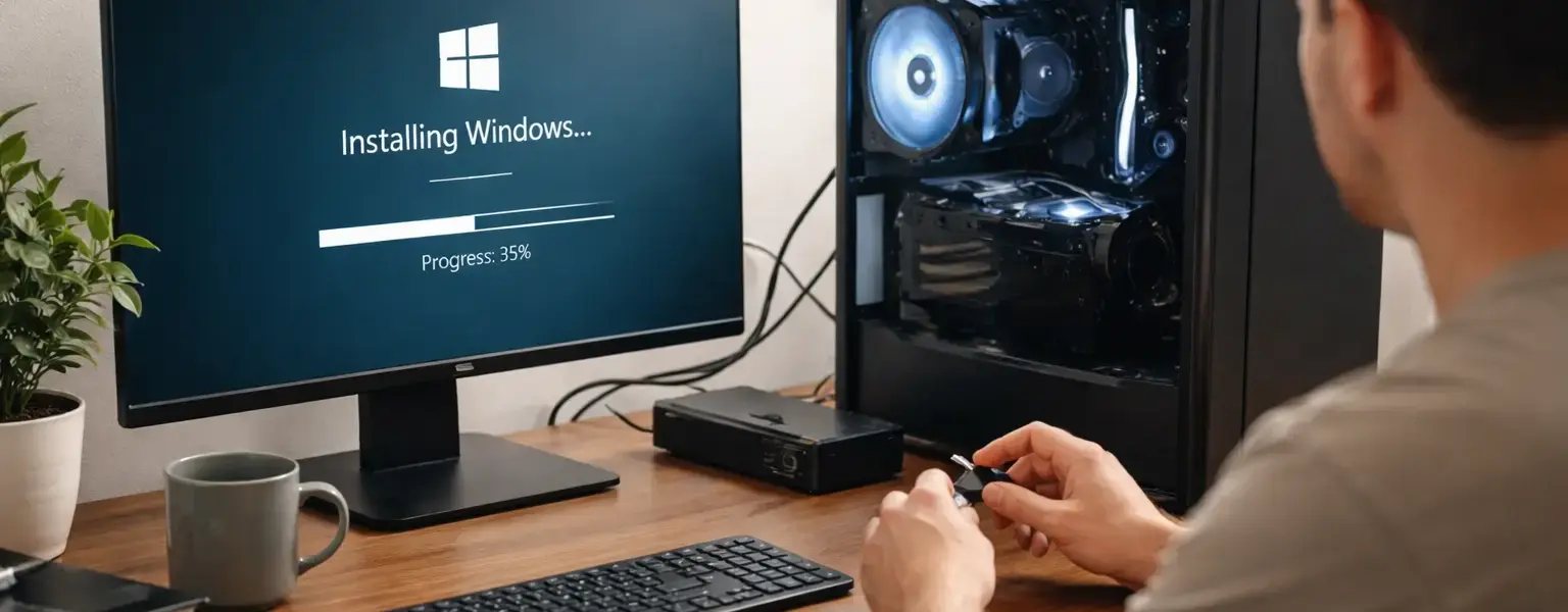 Neuinstallation von Windows beim PC neu aufsetzen