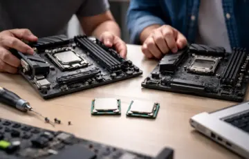 Vergleich moderner Gaming-CPUs auf Mainboards – Marktübersicht 2026