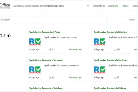 Die offizielle Webseite für LibreOffice Add-ons und Erweiterungen der Document Foundation.
