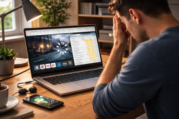 Video-Streaming ruckelt am PC wegen hoher CPU-Auslastung und vielen offenen Browser-Tabs