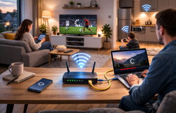 Video-Streaming ruckelt trotz schneller Internetleitung wegen überlastetem WLAN im Heimnetzwerk