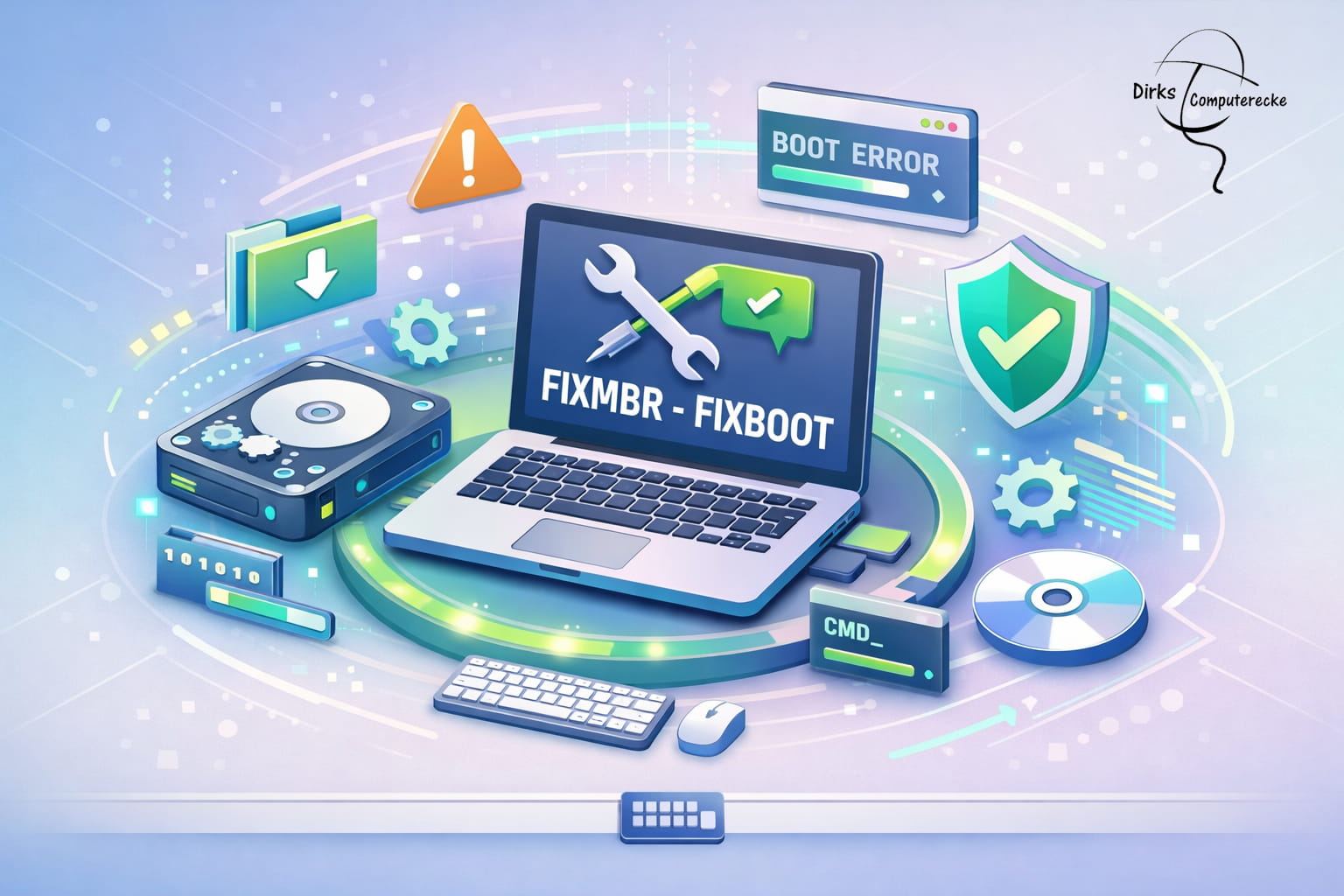 FIXMBR und FIXBOOT zur Reparatur von Windows-Startproblemen