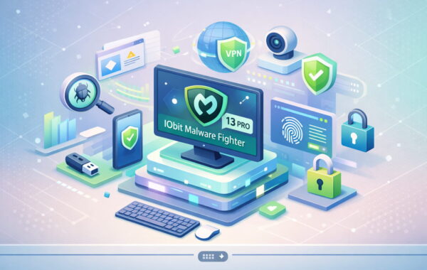 Illustration zu IObit Malware Fighter 13 PRO Test mit Sicherheitsfunktionen und Malware-Schutz