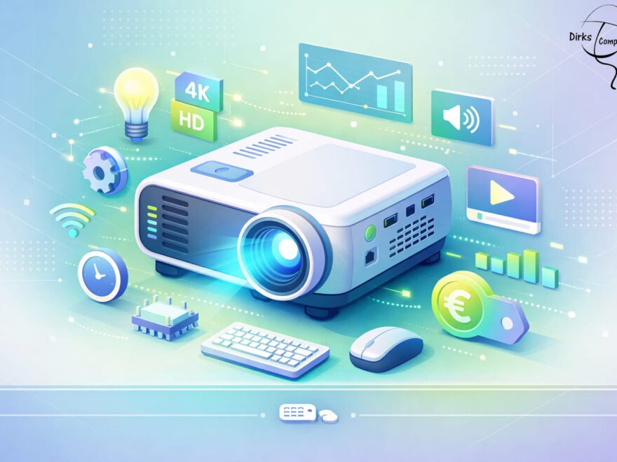 LED-Beamer projiziert Bild – moderne Projektor-Technik einfach erklärt