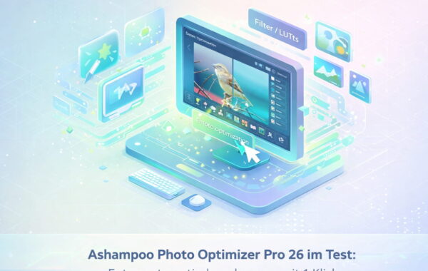 3D Illustration zur automatischen Bildoptimierung mit Ashampoo Photo Optimizer Pro 26