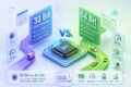 32 Bit vs 64 Bit Vergleich: Unterschiede bei Leistung, RAM und Architektur einfach erklärt