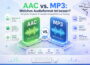 AAC vs MP3 Vergleich der Audioformate mit Fokus auf Qualität, Kompression und Kompatibilität
