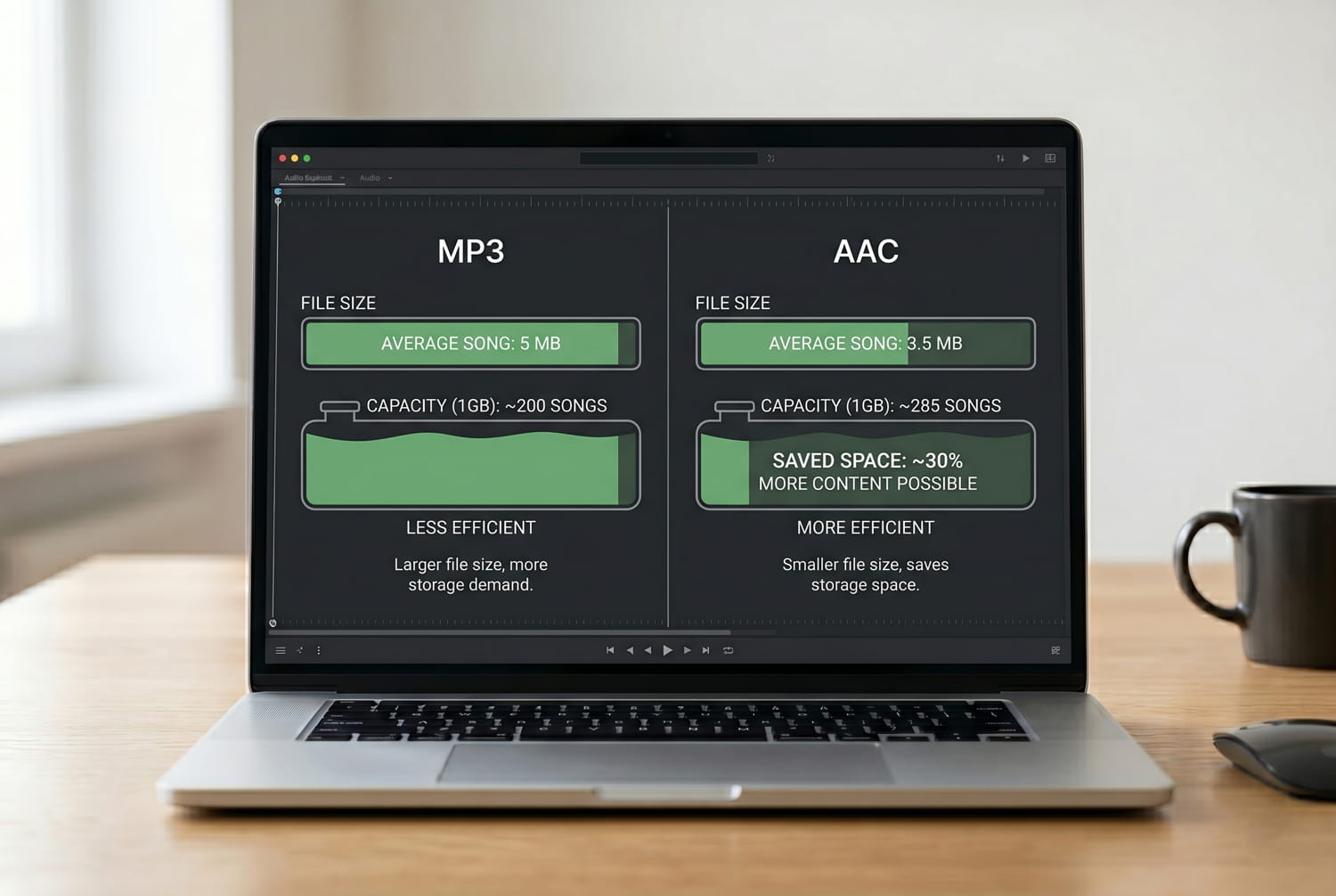 AAC vs. MP3: Welches Audioformat ist besser?