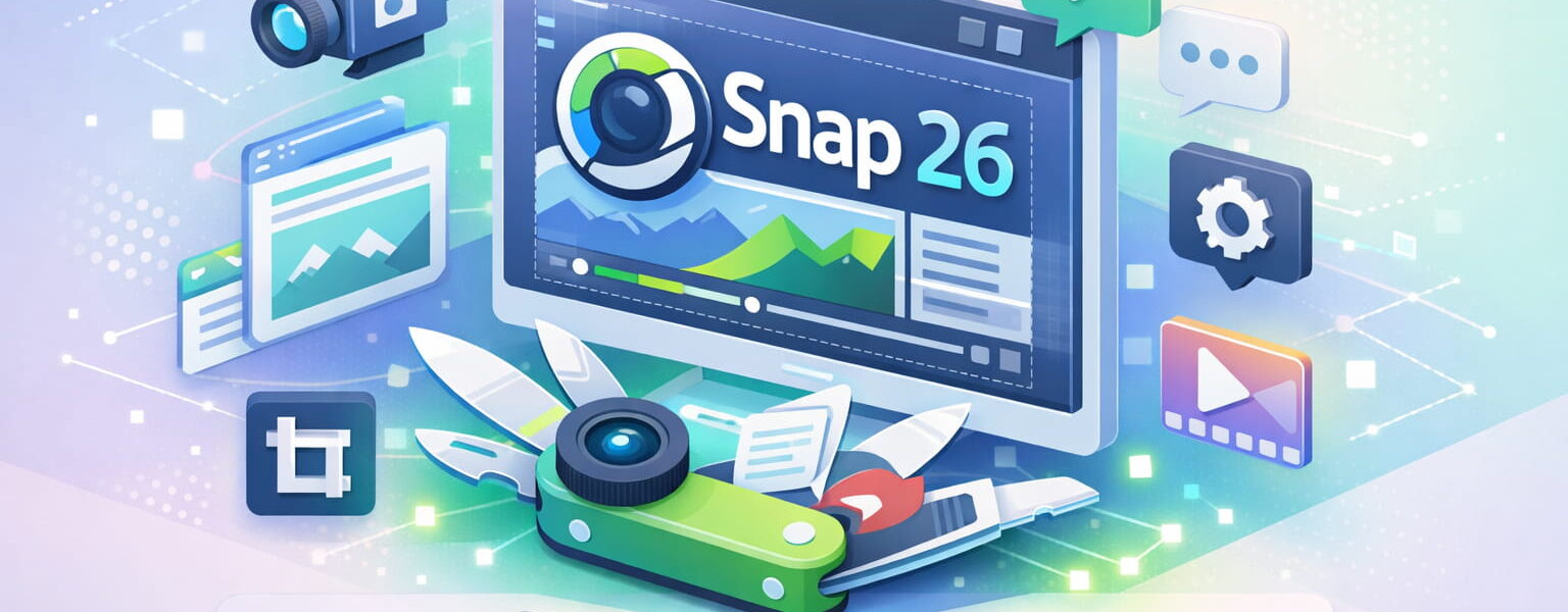 Ashampoo Snap Pro 26 Screenshot Tool mit Live Edit und Bildschirmaufnahme Funktionen im Überblick
