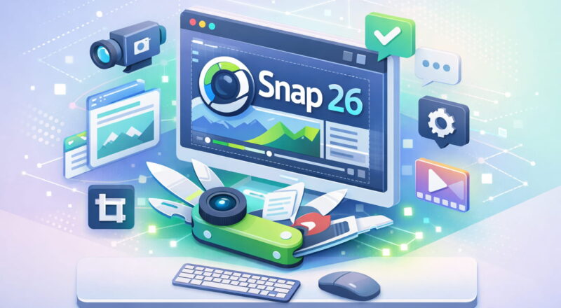 Ashampoo Snap Pro 26 Screenshot Tool mit Live Edit und Bildschirmaufnahme Funktionen im Überblick