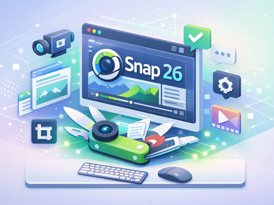 Ashampoo Snap Pro 26 Screenshot Tool mit Live Edit und Bildschirmaufnahme Funktionen im Überblick