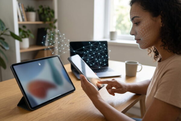 Biometrie im Einsatz mit Fingerabdruck und Gesichtserkennung am Smartphone