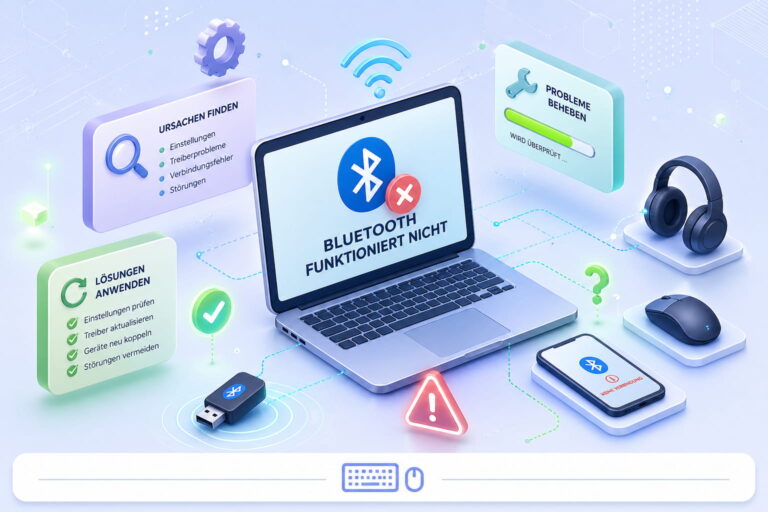 Bluetooth funktioniert nicht: Ursachen finden und Verbindungsprobleme unter Windows beheben