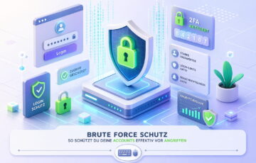 Brute Force Schutz für Accounts mit 2FA, Login-Limits und Sicherheitsmaßnahmen gegen Angriffe