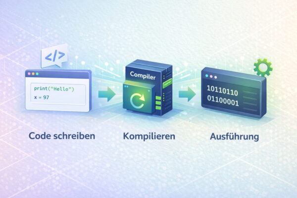 Compiler Ablauf einfach erklärt: Code schreiben, kompilieren und ausführen