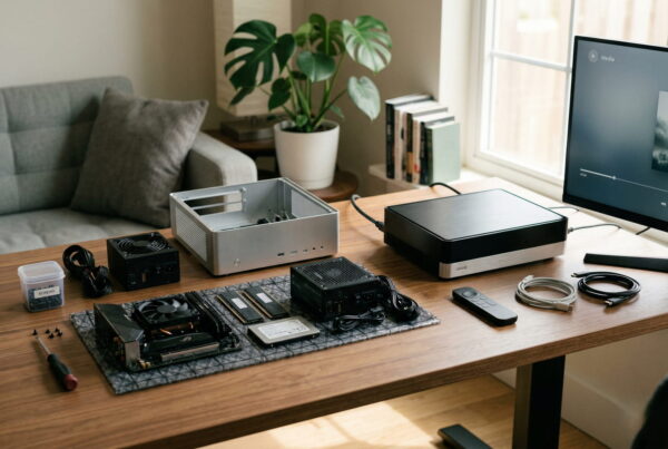 HTPC selbst bauen oder fertiges System kaufen im Vergleich im Wohnzimmer