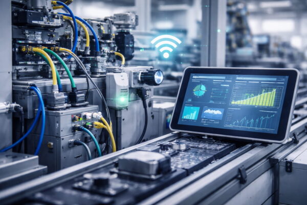 Technologien hinter der Digitalisierung in der Industrie mit IoT und Datenanalyse Technologien der Digitalisierung in der Industrie mit Sensoren, vernetzten Maschinen und Datenanalyse in moderner Produktion