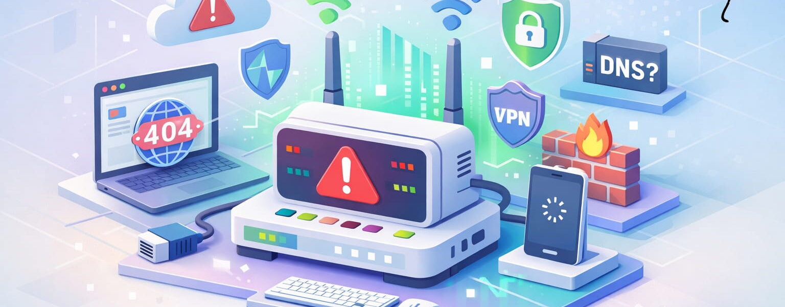 Internet verbunden aber keine Webseite lädt – typische Ursachen für kein Internetzugriff verständlich erklärt