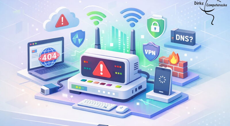 Internet verbunden aber keine Webseite lädt – typische Ursachen für kein Internetzugriff verständlich erklärt