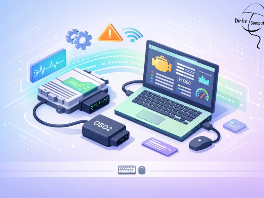 KFZ-Steuergerät auslesen am Laptop mit OBD2-Adapter unter Windows