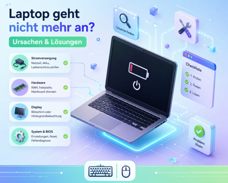 Laptop startet nicht mehr – Ursachen und Lösungen einfach erklärt