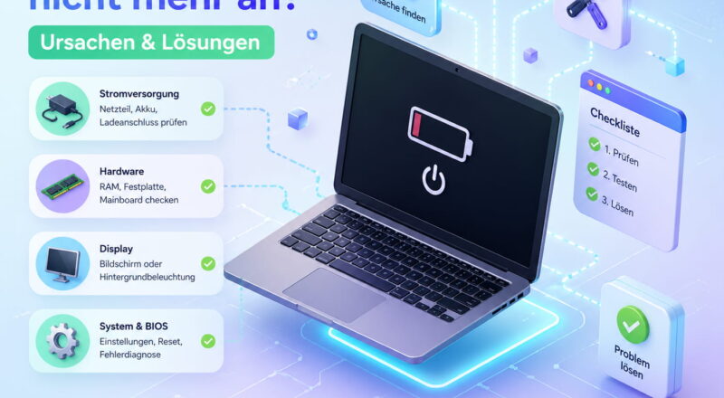 Laptop startet nicht mehr – Ursachen und Lösungen einfach erklärt